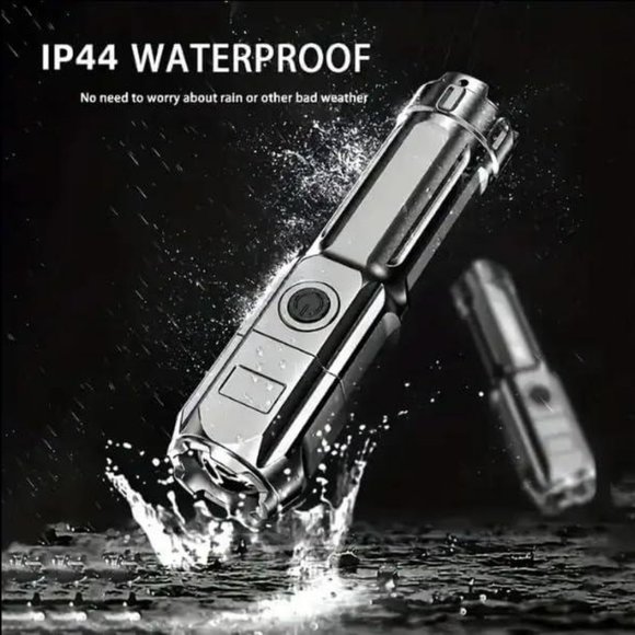 Powerful LED Flashlight Tactical Flashlights Rechargeable Waterproof Zoom 1 Pack - Picture 3 of 11